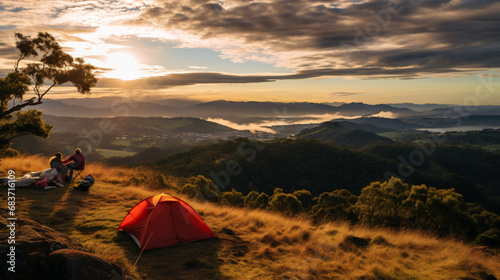 Campings on the hill