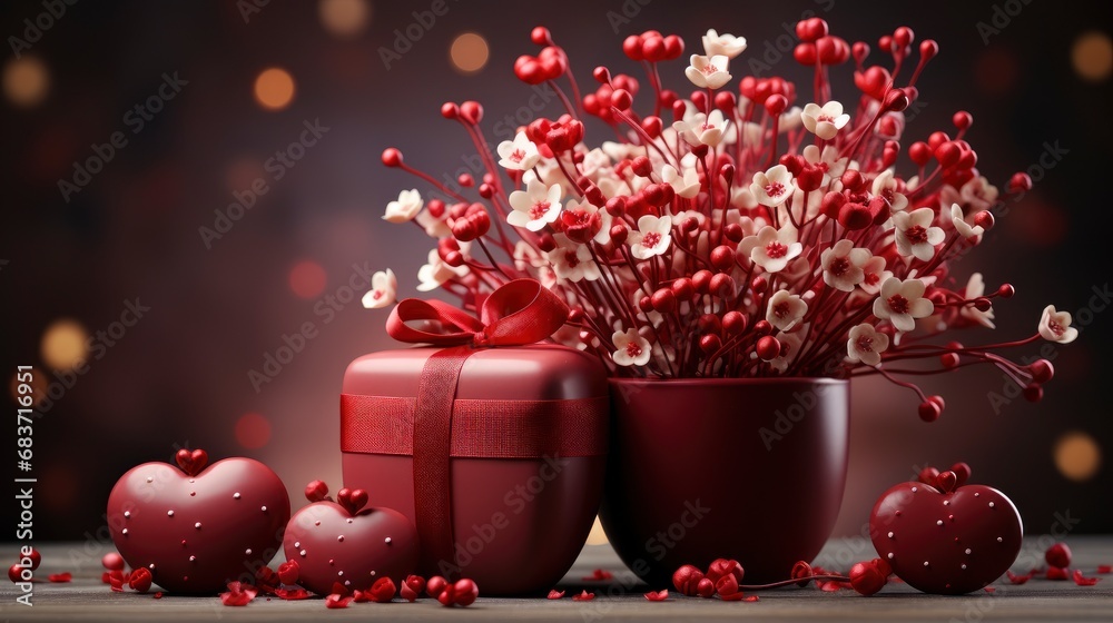 Happy Valentines Day Card Red Gifts, Background Image, Desktop Wallpaper Backgrounds, HD Happy Valentines Day Card Red Gifts, Background Image, Desktop Wallpaper Backgrounds, HD
