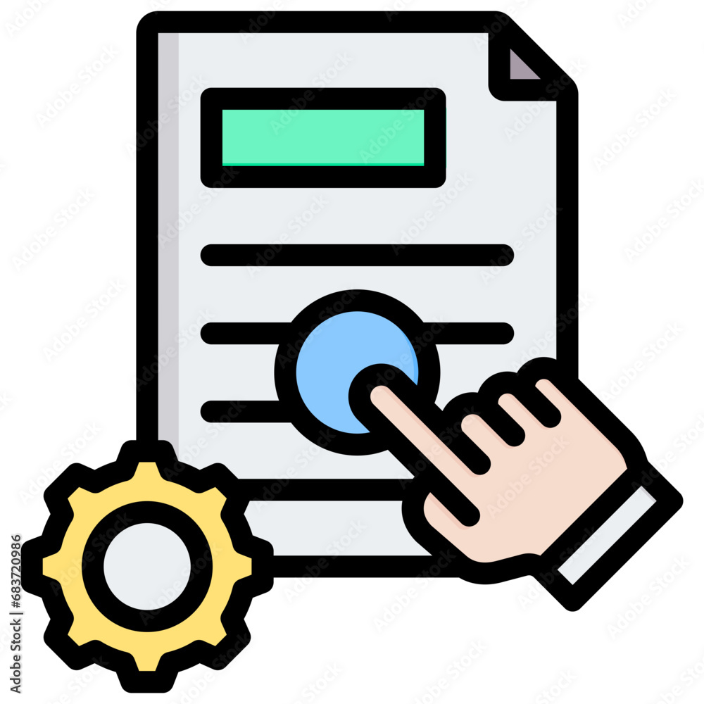 Commissioning Outline Color Icon Commissioning Outline Color Icon