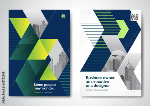 Template vector design for Brochure, AnnualReport, Magazine, Poster, Corporate Presentation, Portfolio, Flyer, infographic, layout modern with color size A4, Front and back, Easy to use.