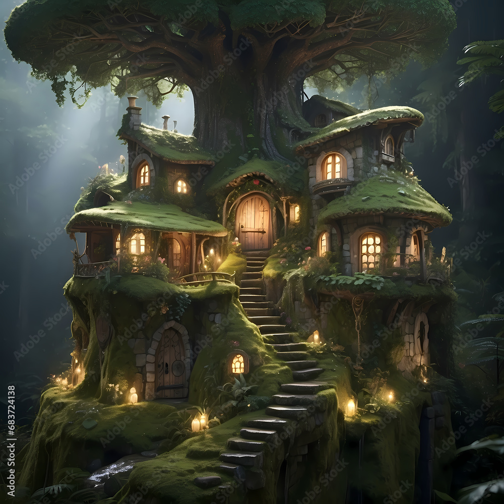 Imaginary tree house