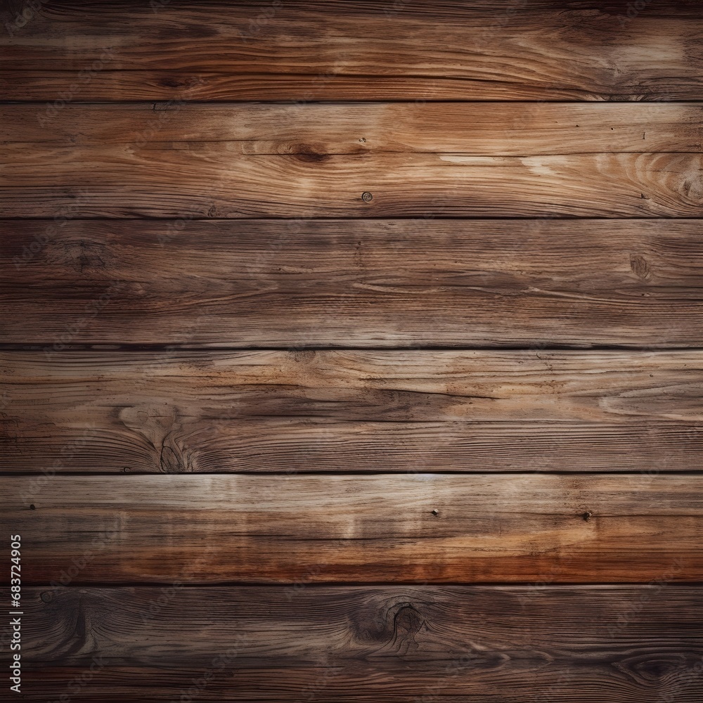 Fototapeta premium Brown wood texture abstract background surface with old natural pattern