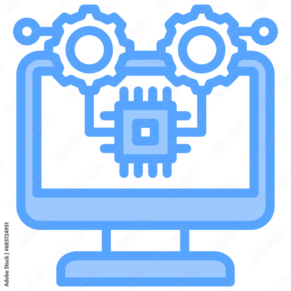 Hypervisor Blue Icon Hypervisor Blue Icon