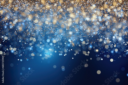 A festive and vibrant Christmas background adorned with colorful bokeh