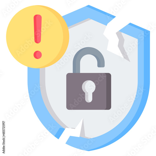 Security Holes Flat Icon