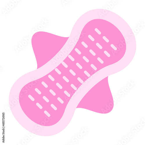 Cloth Pad Flat Multicolor Icon