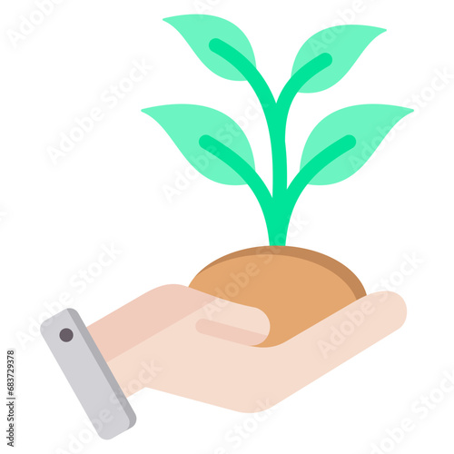 Growth Flat Icon