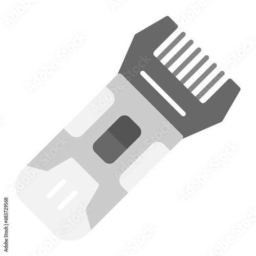 Trimmer Flat Multicolor Icon