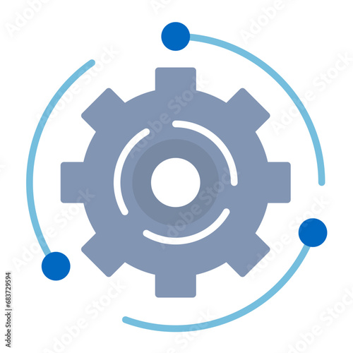 Automate Flat Multicolor Icon