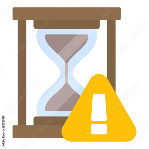 Procrastination Flat Multicolor Icon