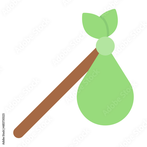 Bindle Flat Multicolor Icon