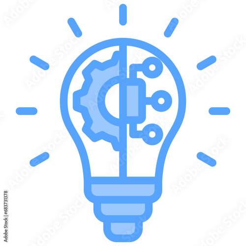 Innovation Blue Icon