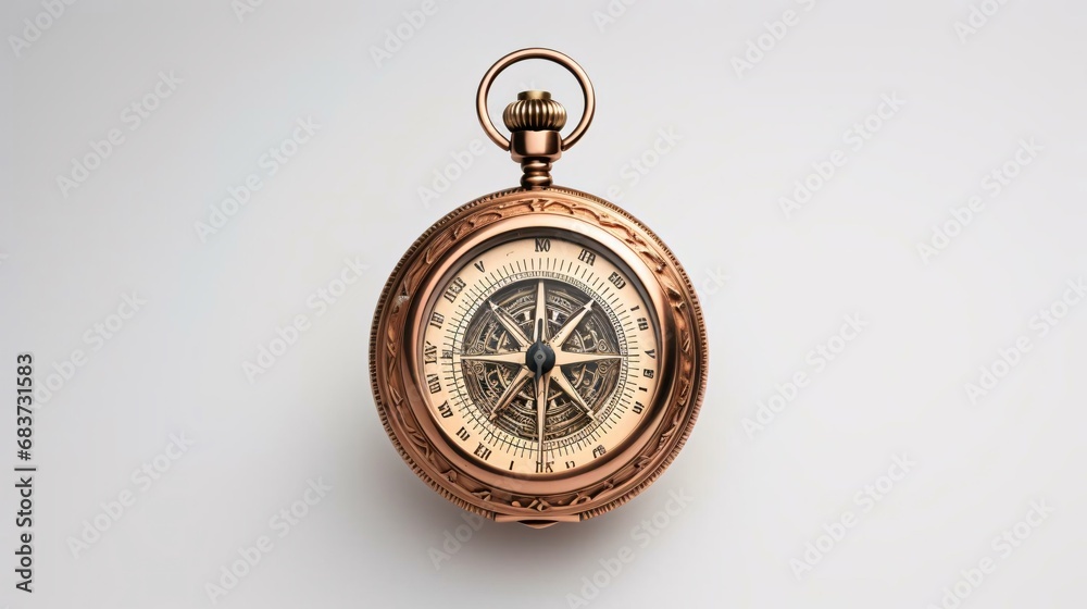 a silver pocket watch