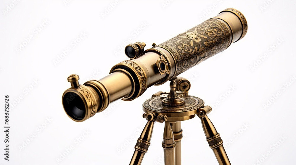 a close-up of a telescope