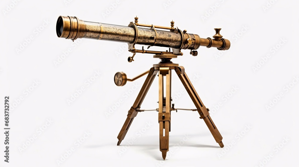 a telescope with a tripod a telescope with a tripod
