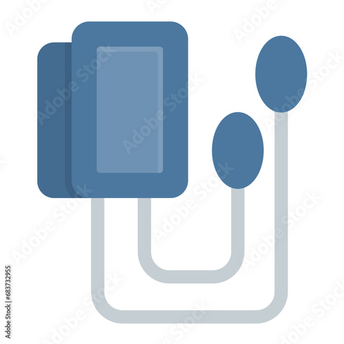 Blood Pressure Flat Multicolor Icon