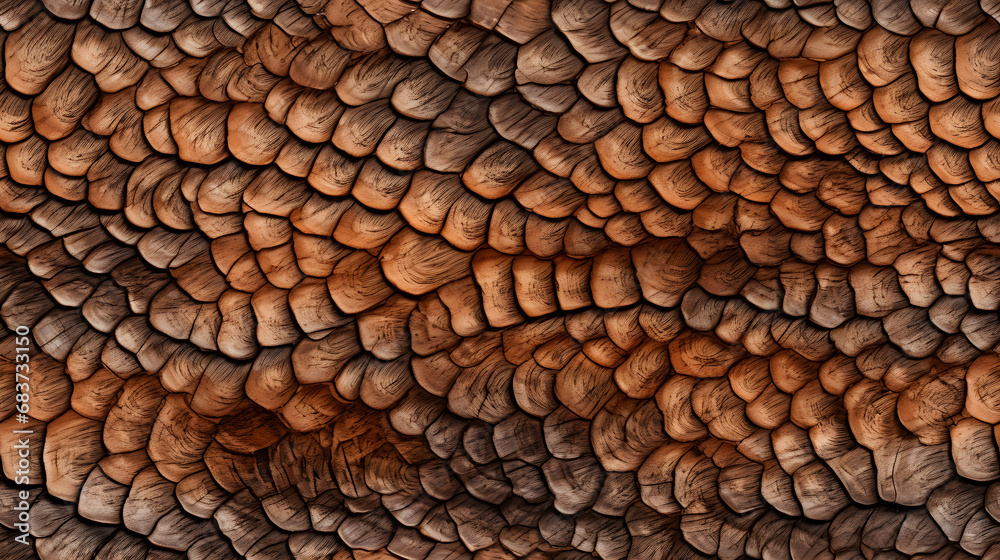 Seamless close-up texture of pine tree bark with scaly pattern Seamless close-up texture of pine tree bark with scaly pattern