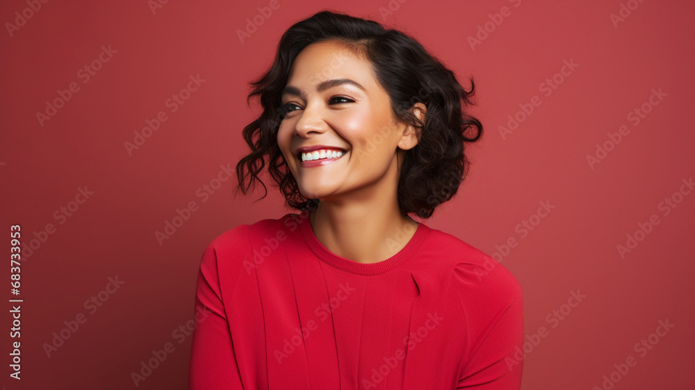 Portrait of a happy Hispanic woman in her 30s Portrait of a happy Hispanic woman in her 30s