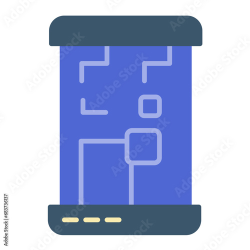 Cryogenic Flat Multicolor Icon
