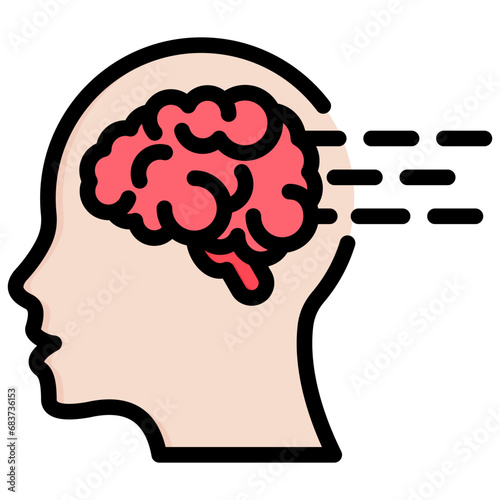 Human Intelligence Outline Color Icon