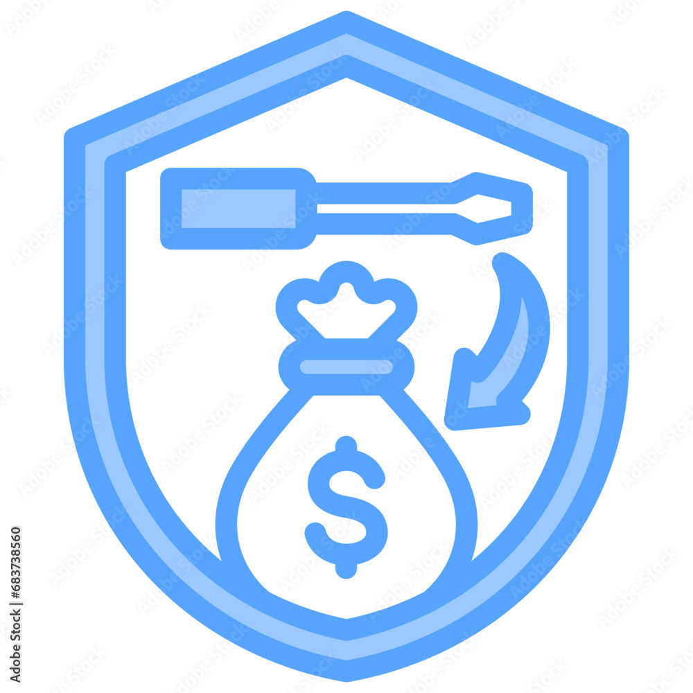 Consequential Damage Blue Icon Consequential Damage Blue Icon