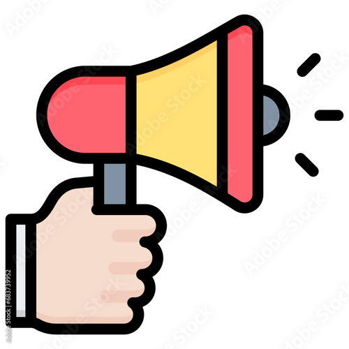 Marketing Outline Color Icon