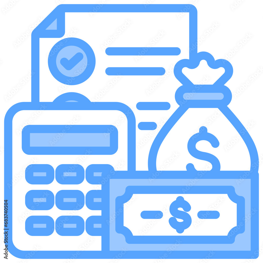 Financial Planning Blue Icon Financial Planning Blue Icon