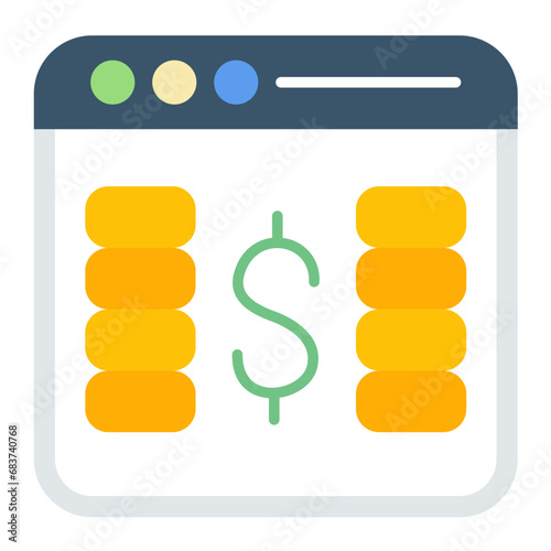 Monetization Flat Multicolor Icon