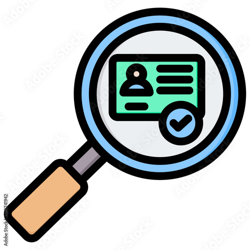 Identifies Outline Color Icon