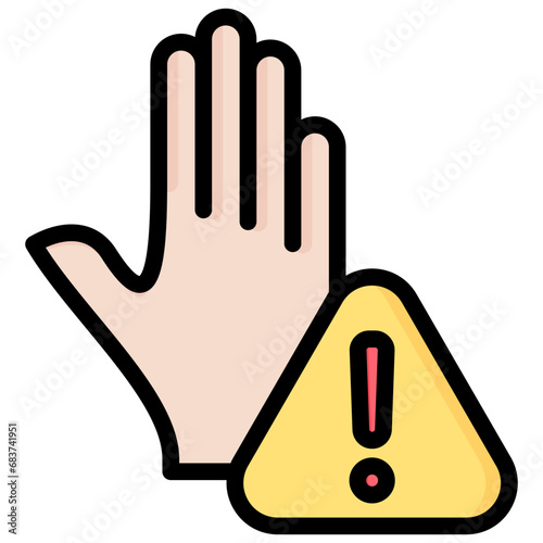 Preventive Outline Color Icon