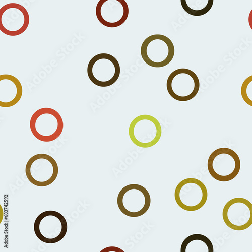 seamless hand-drawn background with circles