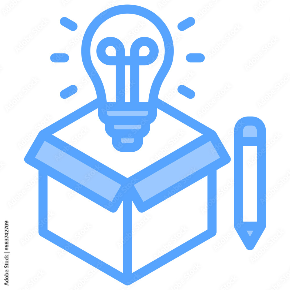Product Redesign Blue Icon Product Redesign Blue Icon