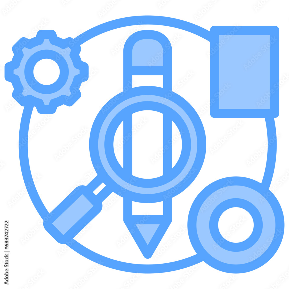 Modification Blue Icon Modification Blue Icon