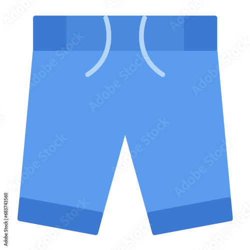 Shorts Flat Multicolor Icon