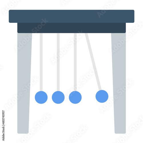Pendulum Flat Multicolor Icon