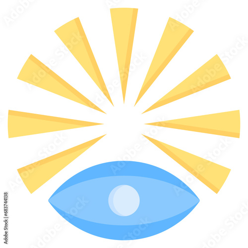 View Points Flat Icon