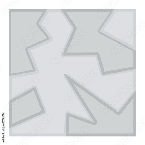 Floor Tiles Flat Multicolor Icon