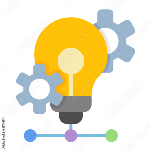 Concept Flat Multicolor Icon
