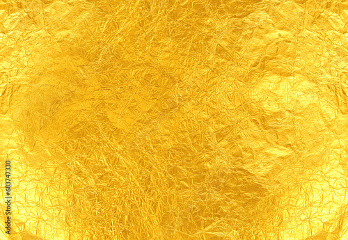 レトロで高級感のある金箔の背景 © azure
