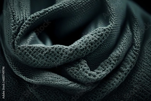 Close up, Infinity Scarf against different background, 8k, hd. 
