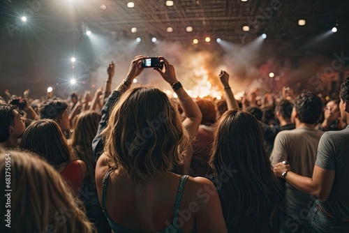 Crazy fire party with enjoyment expressions and Lighting || Urban level concert style