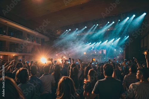 Crazy fire party with enjoyment expressions and Lighting || Urban level concert style