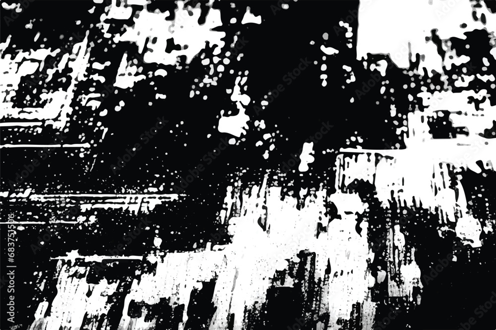 Black and white Grunge texture. Grunge Background. Abstract art.  Black and white Abstract art.