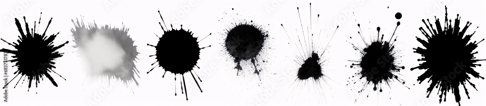a set of black and white colour splatters you can use for your project hyperspace noir trick of the eye paintings urban decay a set of black and white colour splatters you can use for your project hyperspace noir trick of the eye paintings urban decay