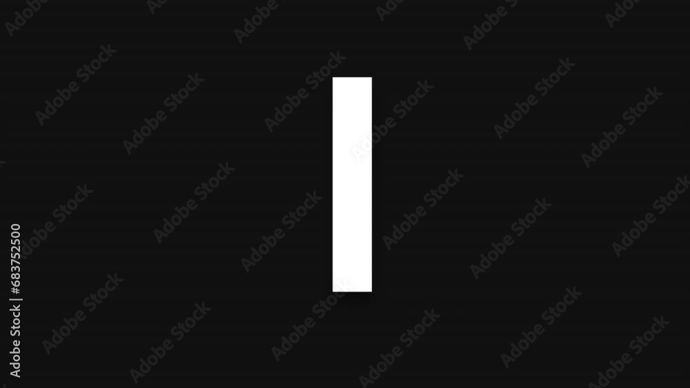 Pixel letter I, alphabet letter I, alpha channel Pixel letter I, alphabet letter I, alpha channel