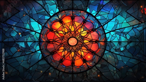 Stained glass window