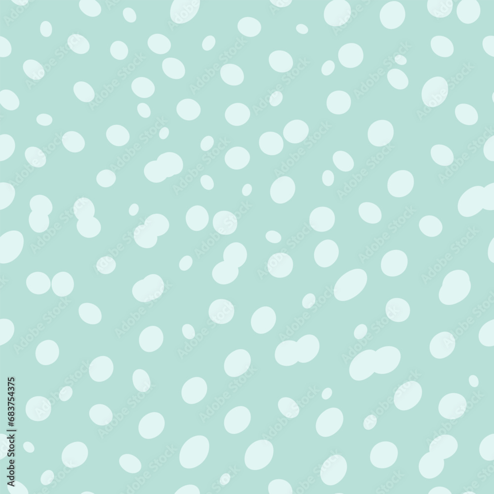 Abstract polka dot seamless pattern. Vector tile.