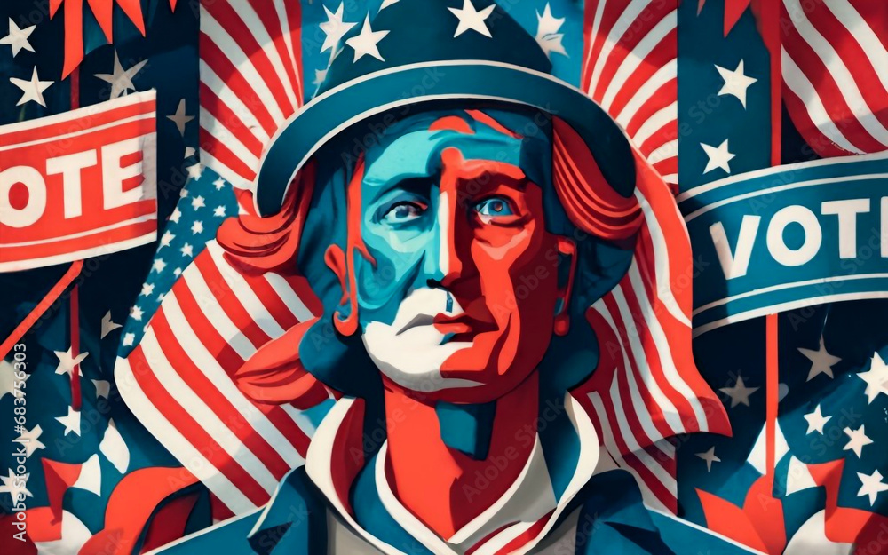 2024 United States of America Presidential Election banner. Election