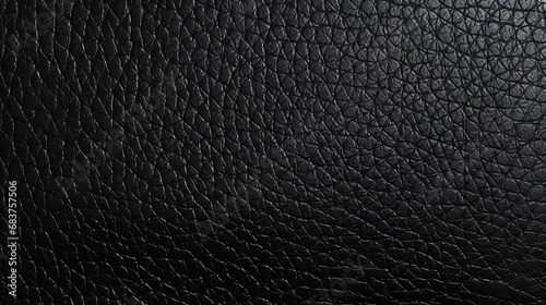 Original black leather texture background