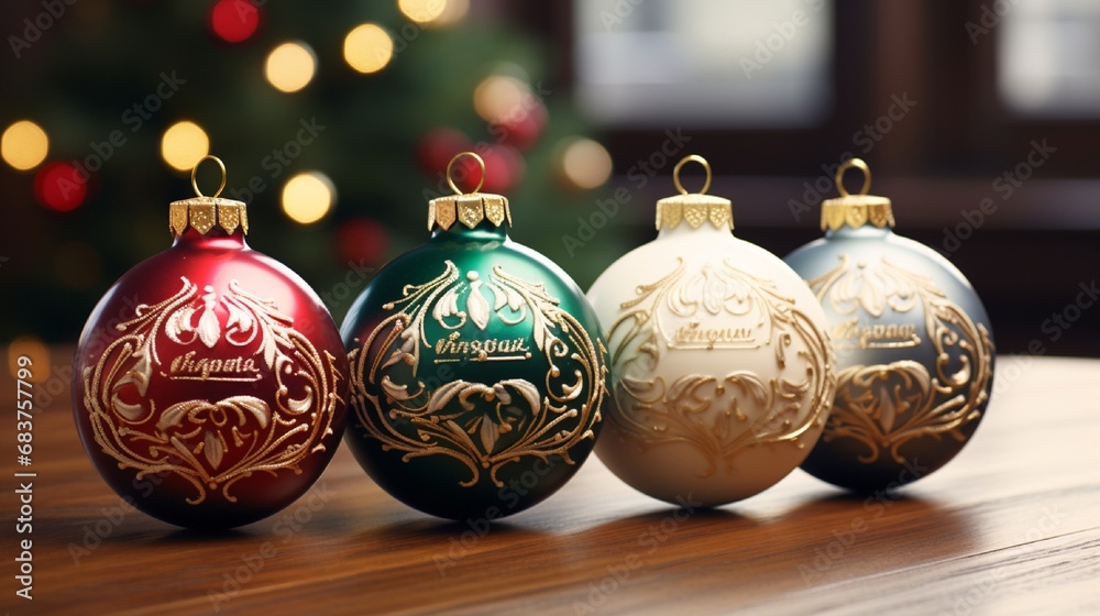 Colorful christmas balls Colorful christmas balls